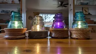 Glass Insulator Lamps