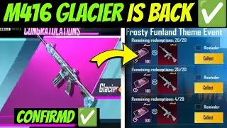 Finally😍 M416 Glacier 100% Coming In Bgmi | Bgmi M416 Glacier Release Date