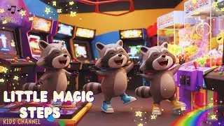 Raccoon Arcade Party 🎮✨ | Fun 8-Bit Adventure Song