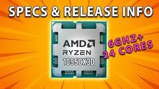 ZEN 6 OVER 50% FASTER: Ryzen 10950X3D Specs & Release Info