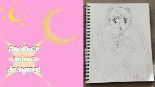 Drawing anime style again! - Sailor Moon🌙 !