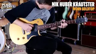 No Talking...Just Tones | Nik Huber Krautster II - Worn Goldtop
