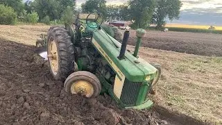 Plowing to Plant Canola