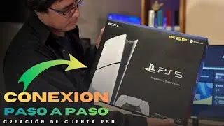 PS5 Slim All digital / Conexión paso a paso para Principiantes 
