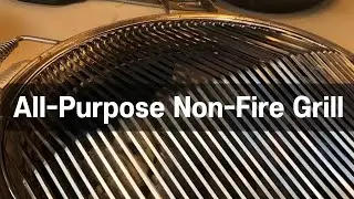D1KOREA Smokeless No-Flare Ups Grill Grate, All purpose for Camping K BBQ
