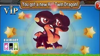 Dragon City - Hell Twin Dragon [VIP Dragon Master - Exclusive 2017]