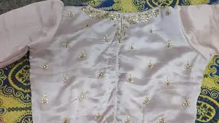 simple high neck maggam work designer blouse
