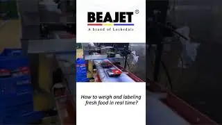 How to weigh and labeling fresh food in real time?#shorts