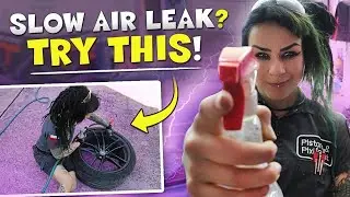 How To: Finding Pinhole Leaks in Tires Using Soapy Water!