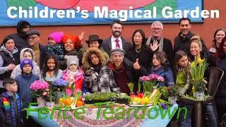 Children's Magic Garden Fence Teardown - Lower East Side, Manhattan