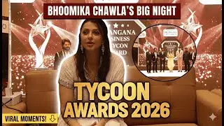 Actress Bhoomika Addressing In Telangana Business Tycoon Awards | Vepanasri Media | #bhumikachawla