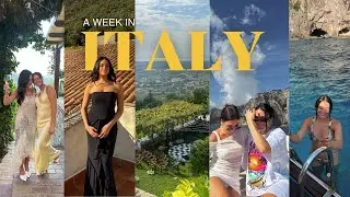 A WEEK IN ITALY 🇮🇹🍝🍕 italy destination wedding and buddymoon!