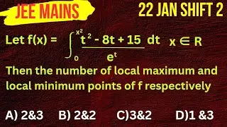 IIT JEE MAINS 2025 PYQS | Definite Integration simple problems 22 jan shift 2 | April 2025 Exam
