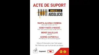 Acte de suport als Síndics de l'1 d'Octubre