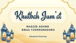 🔴LIVE KHUTBAH JUM'AT - K. H. MUQORROBIN AL-HAFIDZ, S.Pd., M.Pd | 30 JANUARI 2026