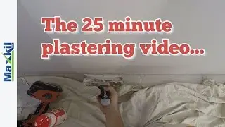 The 25 minute drywall plastering video
