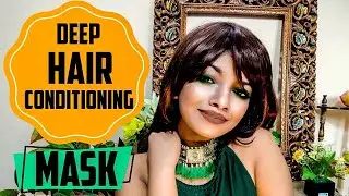 Deep conditioning hair pack | Get silky  hair in just one day 😍⭐