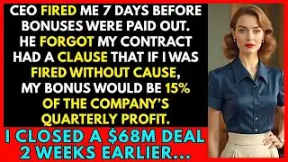 CEO Fired Me 7 Days Before Bonuses. He Forgot My Contract Had a 15% Profit Clause.