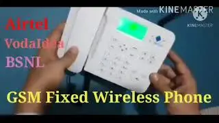 GSM Fixed Wireless Phone | SIM based GSM Landline | Airtel, VI & BSNL GSM Landline Phone