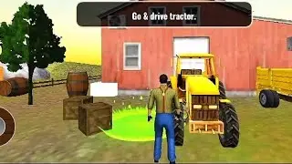 Real Tractor Farming Simulator tractor wala Video👌,Tractor💝, Tractor wala Game👌