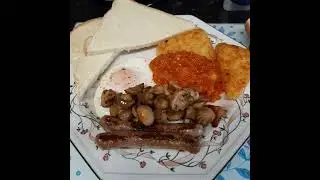 Best of British  greasy spoon breakfast 