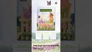 This digital planner helps you map, track & style your dream garden in minutes! #trending
