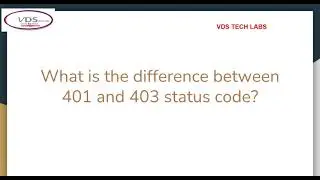 #api​​ #statuscode​​ #https​​ Difference between 401 and 403 status code