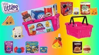 Shopkins Real Littles Mystery MINI basket packs! Real Brands Inside! Season 12