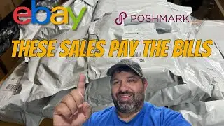 Make Money Online with My Top 12 Ebay Poshmark Sales From Last Week!