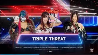 WWE2K25 - Dream Match - Asuka vs Kairi Sane vs Iyo Sky - PS5 Gameplay