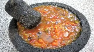 SALSA DE MOLCAJETE MARTAJADA 2 | RECETA FACIL