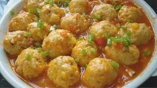 客家正宗鸡肉丸子，掌握好一步骤，丸子营养好吃，一吃十个还不够