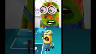 OMG👄🤣 Zombie minion #tileshop #minions #coffindance