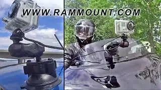 RAM Twist-Lock Composite Suction Cup Base with Socket Arm