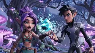 #cartoon #anime #happy #funny #cute #superhero #witches #shorts #fight #magic #forest 