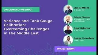 [WEBINAR] Variance & Tank Gauge Calibration: Overcoming Challenges in the Middle East - Arabic