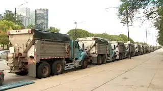 Why were salt trucks blocking roadways in Chicago? What to know after viral claims