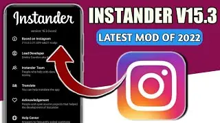 Instander Latest Version 15.3🔥| Latest Mod Apk Of 2022😍
