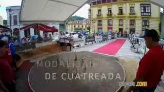 Campeonato de bolos, modalidad de cuatreada