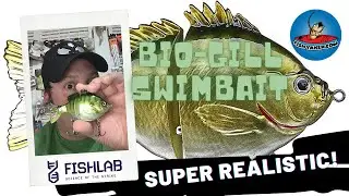 Super Realistic Fishing Lure! - FishLab Hard Bio-Gill Swimbait