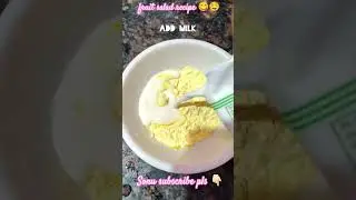 Fruit Custard | Easy fruit salad Desert recipe 😋👈