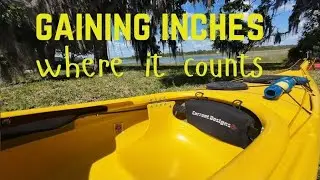 modifying a kayak seat to fit long legs