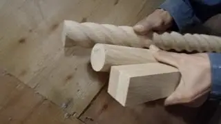 Carpintería - Haciendo espiral Pt 1 (Cuadrado redondo)