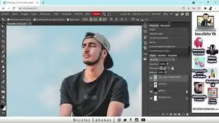 Como crear un Fotomontaje Creativo con Photopea [Clase 4 B] Como usar la pluma, máscaras y sombras