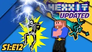 UH OH, LIGHTNING DESTRUCTION | Minecraft Hexxit Updated (S1:E12) (Minecraft Mod)