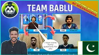 TEAM BABLU INTERVIEW BY OCEANSHARMA THE MOST FUNNY INTERVIEW | CAN'T STOP LAUGHING | PMPL SOUTH ASIA