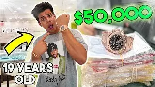 19 YEAR OLD BUYS A $50,000 LUXURY WATCH