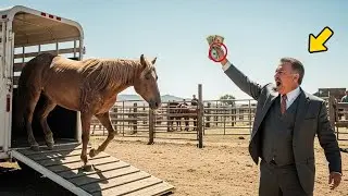 El Subastador Iba a Vender el Caballo al MATADERO... El Grito de Este Hombre lo Detuvo Todo.