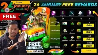 How to get free bundle 26 January 🇮🇳 | Free Rewards Republic Day Event 🇮🇳🎁 | Free fire new event😍