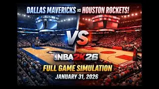 🔴LIVE - Dallas Mavericks vs Houston Rockets - Full Game Simulation - NBA 2K26 - Jan 31, 2026